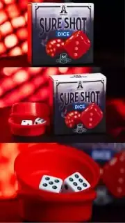 SURE SHOT DICE BY APPRENTICE MAGIC WATCH A VIDEO PERFORMANCE OF THIS TRICK HERE
