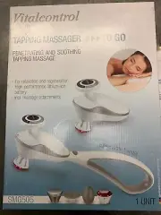 Vital Control SMG505: Tapping Massager (Penetrating & Soothing) w/ 4 Attachments