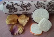 Wooden Rolling Pin Laser Cut Inca Empire Designed Pattern Embossing