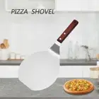 Round Pizza Spatula Stainless Steel Bread Cutter Pizza Shovels Baking