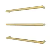Radiant SBRTR-650 Heated/Non-Heated Single Round Towel Rail - 650mm - Light Gold (1 Piece)
