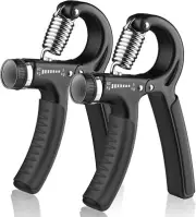 Hand Grip Strength Trainer, Exerciser Strengthener with Adjustable Resistance