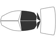 Rvinyl Window Tint Kit Fits Suzuki Forenza 2004-2008 (Sedan)