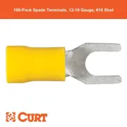Spade Terminals (12-10 Wire Gauge, #10 Stud Size, 100-Pack)