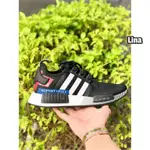 ADIDAS NMD R1 黑白 黑紅 日字 藍紅 日文字 BOOST EF2310 女鞋 大童鞋