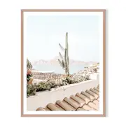 Dry Outlook Framed Printed Wall Art - Timber