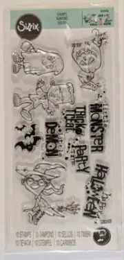 Sizzix Fright Night Stamp Set 664476