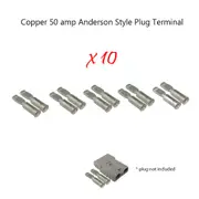 10 x 50 amp Anderson Plug Copper Terminals