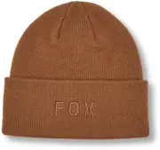 FOX Wordmark Beanie, brown for Men One Size