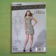 New Look Project Runway Sewing Pattern 6049 Sleeve or Sleeveless Dress Size 8-18