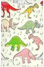 GAIREG Dinosaurs Playful Large Kitchen Towel, 28x18 Inch Absorbent Spring Towels Kitchen, Set of 4
