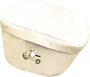 Frediuo Bike Basket Rain Cover Bicycle Accessory Oxford Cloth Protector Water Resistant with Lid Sunproof Electric Bike Basket Liner