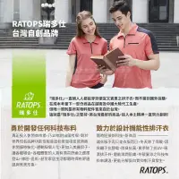 在飛比找松果購物優惠-Ratops 瑞多仕 女 Coolmax條紋剪接POLO短袖