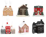 Christmas House Incense Cone Burner Xmas Home Decorations