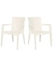 Rainbow Outdoor Montana Set of 2 Stackable Armchairs