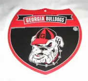GEORGIA BULLDOGS INTERSTATE SIGN 12" x 12" #1 - NEW