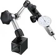 Dial Test Indicator, High Accuracy Lever Dial Indicator, Portable Stainless Steel Dial Indicator, 0-0.2mm Range, 0.002mm Accuracy, Use for Manufacturing, Engineering