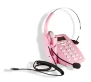 AGPtek Call Center Dialpad Corded Monaural Headset Telephone Noise Cancellation