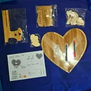 Wooden Picture Frame Drop-Down Guestbook, Wedding/Party Guestbook Alternative