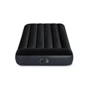 Intex Twin Pillow Rest Classic Single Inflatable Airbed w/Fiber-Tech 99x191x25cm