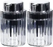 2PCS Foaming Soap Dispenser, 300ml Clear Refillable Pump Bottles Foaming Pump Bottles for Bathroom, Kitchen