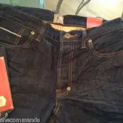 NEW PRPS BARRACUDA Straight Leg Selvedge Creased Jeans - 30 x 32