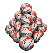 STRADIA "ACADEMY" Full Size 5 Soccer Ball – Aspiring Pro Series Premium Training Ball Pack of 20 with FREE Mesh Storage Bag