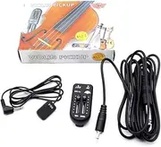 Daseeme KQ-2 Piezo Pickup Transducer with Controller Tuner o Cable Sticker for Guitar Violin Banjo Mandolin Ukulele Stringed Instruments Universal