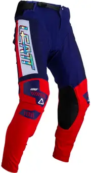 Leatt 5.5 I.K.S S24 Royal, textile pants , color: Blue/Red/White , size: M