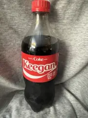 Share a Coke with Keegan 2025 Personalized Gift Coca Cola Bottle 20oz