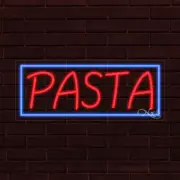 BRAND NEW "PASTA" w/BORDER 30x12X1 INCH LED FLEX WINDOW/WALL INDOOR SIGN 30393