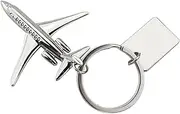 [Generic] Airplane Key Chain, Fighter Plane Keychain - 3D Alloy Engraved Car Door Key Holder | Creative Pilot Aviator Keychain for Attendants and Friends, a, Siehe Beschreibung