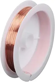 JOINPAYA Cuttable Reed Copper Wire 0.3mm Roll by Wear-resistant Wire for Crafts