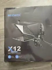 Neewer X12 Teleprompter Black Remote App Control for DSLR Cameras & Smartphones