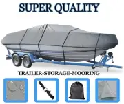 GREY BOAT COVER FOR QUINTREX 520 DORY 2013-2014