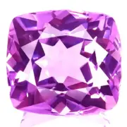KUNZITE 9.62ct FLAWLESS NATURAL BEST PINK KUNZITE AWESOME SPARKLING CUSHION GEM