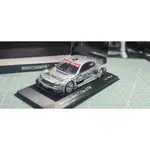 賓士 C級 AMG 車隊 1/43 迷你切車模DTM賽車 後配黑盒無條碼 車無瑕 車手阿萊西 2005年DTM