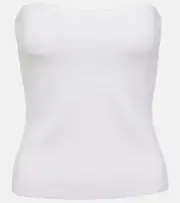 [Gabriela Hearst] Gabriela Hearst Musgrave wool and silk-blend top AU 14 white