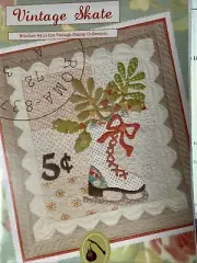 Vintage Skate Applique Quilt Pattern #4 Vintage Stamp Collection Fig Tree & Co