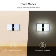 JY Battery Operated LED Motion Sensor Night Light Cordless Hanging Magnetic