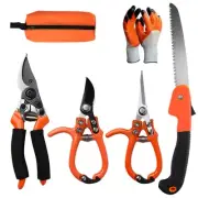 6Pcs Pruning Shears Set with Bypass Pruning Shears, Garden Scissors, Pruning ...