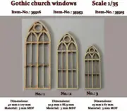 RT-Diorama 1/35 Lasercut: Gothic Church Windows No.3