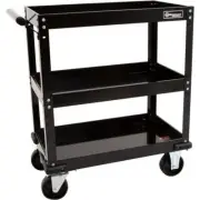 Renegade Industrial 2 Tray Black Tool Trolley - RI28-2TBLA