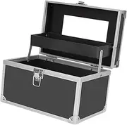 [Perfeclan] Makeup Train Case,Pedicure Kits Portable Organizer Travel Carrying Case Makeup Tools Storage Container for Aesthetic Supplies, M