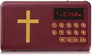SGerste Electronic Amplified Bible Audio MP3 Player Mini Radio Listen Bible English 4G Memory Card Gift Rechargeable