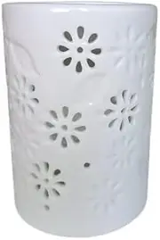 Ceramic Tea Light Holder & Wax Warmer Aromatherapy Essential Oil Burner Decoration for Aroma Oil and Wax Melts Home Office Decor