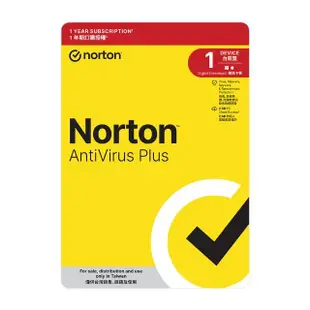 【Norton 諾頓】下載版◆防毒加強版-1台裝置1年(Windows / Mac)