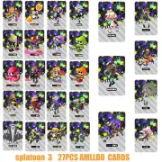 27Pcs/Set Amiibo Cards NFC Tag Splatoon 3 Game Card Octoling Octopus For Switch
