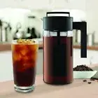 900ML Cold Brew Iced Coffee Maker Airtight Seal Silicone Handle Coffee Kettle -