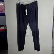 Cotton On Andi Split Hem Trackie Black joggers Size L Cozy Athletic